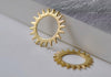 20 pcs Gold Gear Connectors Mechanical Watch Movement Charms A7917