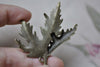 10 pcs Antique Bronze Large Folded Maple Leaf Charms Pendants A7924