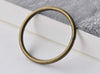 Large 40mm OD Jump Ring Antique Bronze Circle 8gauge Set of 10 A7929