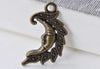 Moon Face Charms Antique Bronze Pendants Set of 20 A7940
