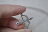 Bow Arrow Connectors Antique Silver Archery Charms Set of 20 A7948