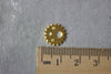 20 pcs Gold Gears Charms Small Mechanical Watch Movement A7952