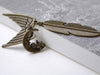 Antique Bronze Angel Feather Wing Kit Charms Pendants Set of 5 A7960