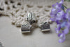 20 pcs Antique Silver Cruise Ship Large Hole Beads 10x12mm A7957