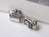 20 pcs Antique Silver Cruise Ship Large Hole Beads 10x12mm A7957