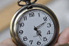 Pocket Watch - 1 PC Antique Bronze Large Size Peacock Pocket Watch A7965