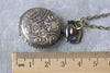 Pocket Watch - 1 PC Antique Bronze Small Size Peacock Pocket Watch A7966