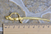 Gold Japanese Blade Katana Sword Pendant Charms Set of 10 A7978