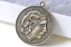 People, Profession & Hobby - 10 pcs Alexander The Great Coin Pendants Antique Bronze Charms A7988