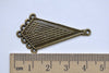 Antique Bronze Boho Diamond Chandelier Earring Set of 10 A7989