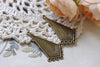 Antique Bronze Boho Diamond Chandelier Earring Set of 10 A7989