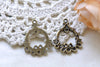 Fancy Chandelier Earring Antique Bronze Connector Set of 10 A7993