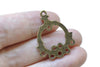 Fancy Chandelier Earring Antique Bronze Connector Set of 10 A7993