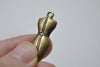 10 pcs Antique Bronze Fashion Dress Mannequin Model Pendants A8003