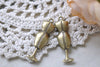 10 pcs Antique Bronze Fashion Dress Mannequin Model Pendants A8003