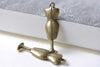 10 pcs Antique Bronze Fashion Dress Mannequin Model Pendants A8003