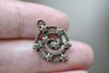 Antique Bronze Spiral Galaxy Star Universe Charms Set of 20 A8005
