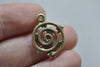 Antique Bronze Spiral Galaxy Star Universe Charms Set of 20 A8005