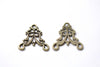 Chandelier Earring Antique Bronze Connector Set of 20 A8016