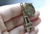 10 pcs Antique Bronze Eiffel Tower Triumphal Arch Pendants A8019