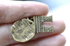 10 pcs Antique Bronze Eiffel Tower Triumphal Arch Pendants A8019
