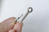 Antique Silver Fish Hook Charms Fishing Hook Pendants Set of 10 A8029