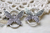 Butterfly Connector Ring Bracelet Component Charms Set of 10 A8032