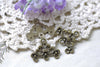 Antique Bronze Chandelier Earring Connector Set of 20 A8017