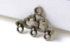 Antique Bronze Chandelier Earring Connector Set of 20 A8017