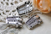 Antique Silver Double Decker London Bus Charms Set of 20 A8026