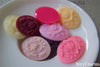 Resin Rose Flower Oval Cameo Cabochon 18x25mm