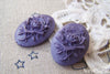 Resin Rose Flower Oval Cameo Cabochon 18x25mm