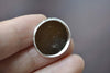 Silver Cuff Links Cufflinks With 18mm Bezel Cup Set of 10 A8053