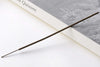 Antique Brass Hair Stick Bun Barrette Slide With Needle Set of 5 A7945