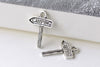20 pcs Antique Silver Camping Sign Charms Traveling Pendants A7949