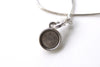 Pendant Tray Antique Silver Base Settings A8103