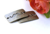 Moustache Connector Antique Bronze Rectangle Charms Set of 10 A8122
