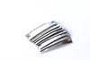 Blank Curved Bracelet Connector Antique Silver Charms Set of 20 A8155