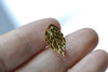 Gold Curved Leaf Charms 10x17mm Set of 30 A8156