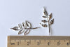 Silver Tree Connectors Charms Open Loops 15x30mm Set of 6 A8166