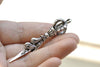 Vajra Dorje Cross Buddhism Antique Silver Pendants Set of 4 A8173