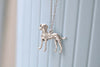SALE Antique Silver Dalmatian Dog Charms 28x29mm Set of 10 A8229