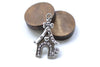 Antique Silver Heart Dog Pet House Charms 20x31mm Set of 10 A8233