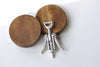 Antique Silver Corkscrew Wine Opener Charms 17x26mm Set of 10 A8242