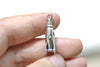 10 pcs Rocket Ship Charms Antique Silver Star Missile Pendant A8246