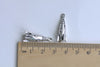 10 pcs Rocket Ship Charms Antique Silver Star Missile Pendant A8246