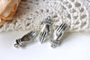Antique Silver Elegant Lady Hand Charms 10x26mm Set of 20 A8254