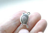 Antique Silver Fat Baby Bird Charms 12x19mm Set of 20 A8259