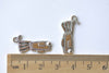 Antique Silver Golf Bag Charms 12x22mm Set of 20 A8260