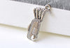 Antique Silver Golf Bag Charms 12x22mm Set of 20 A8260